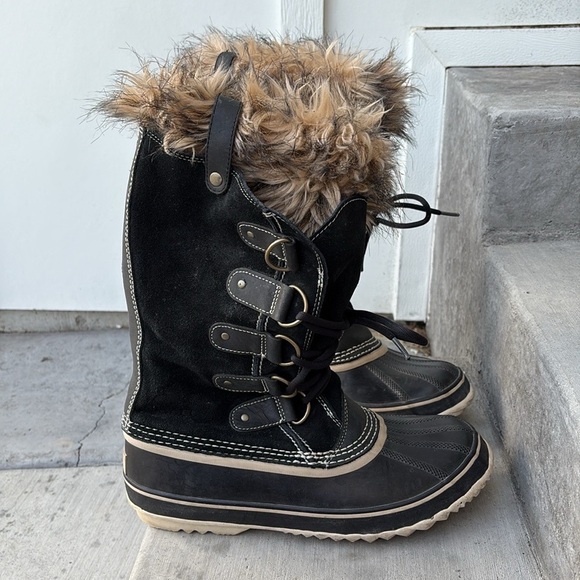 Sorel Joan of Arctic Winter Snow Boots NL1540-010 Waterproof Size 11 - Picture 6 of 9